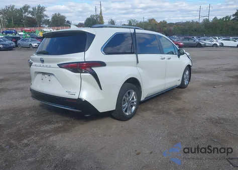 2021 Toyota Sienna Platinum from USA, damaged, VIN 5TDESKFC8MS005172